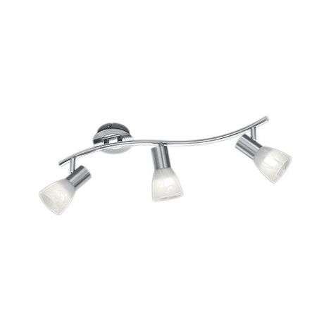 TRIO LEUCHTEN PLAFONNIER LED ''LEVISTO NICKEL MAT/VERRE D'ALBÂTRE BLANC 871010307 (1/3)