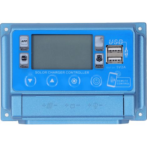 MPPT-Solarladeregler mit Bluetooth für mehrere Systeme und Datenspeicherung (50A)