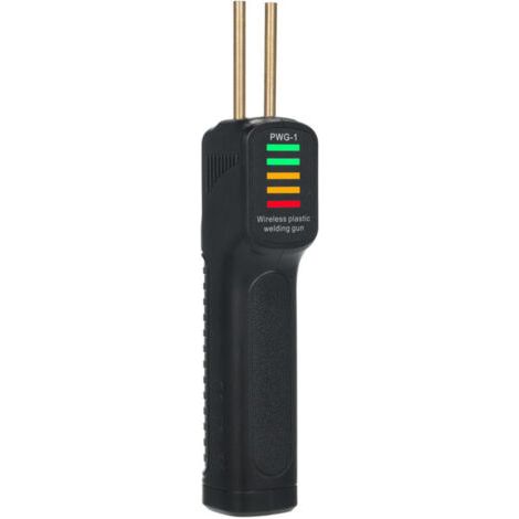 BUNTHAUS Poste de soudage sans fil pour plastique, réparation de pare-chocs de voiture, batterie 2600 mAh, agrafeuse à chaud rechargeable par USB avec 200 broches