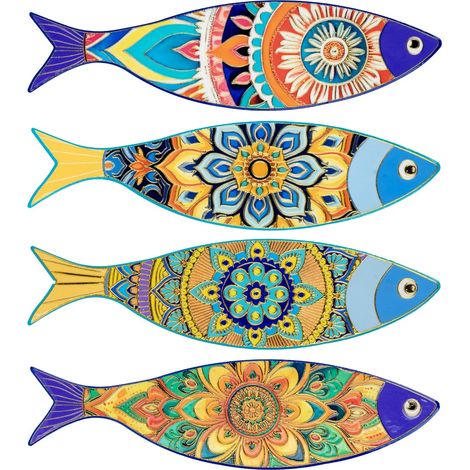 4U Bunte Keramik-Tischsets zur Tischdekoration