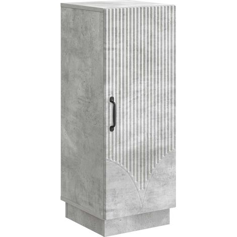 vidaXL  Sideboard  Concrete Grey 33 x 34.5 x 87 cm Engineered Wood