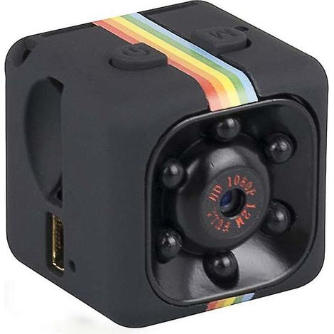 Mini Camera - 1080P HD - 140° Wide Angle - Night Vision - Adjustable 360° Stand - For Home Security Indoor Monitoring - 1 Unit (1/5)