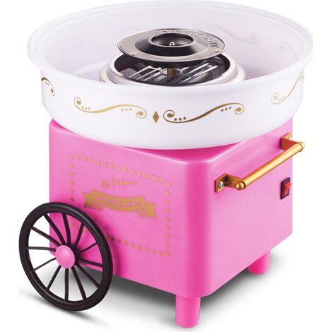 Hofuton Machine à Barbe à Papa 500 W Design Rétro Rose (1/5)