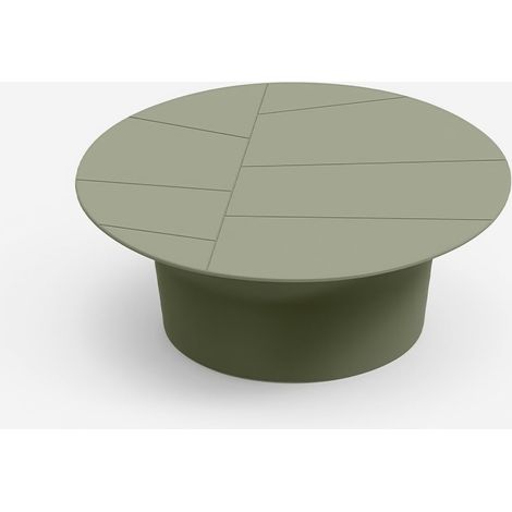 Tavolino da giardino in polietilene design moderno Vera - Verde 2 (1/4)