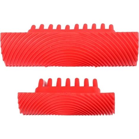 2pcs Outils de Peinture à Grains en Bois en Caoutchouc Imitation en Bois grainage Motif Texture Mur DIY Outil de Peinture de Pinceau décoration de la Maison (1/5)