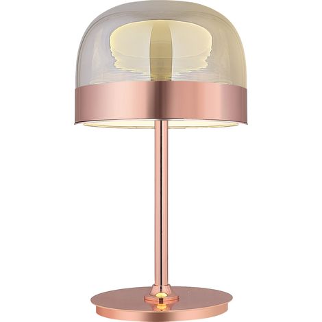 Tischlampe Lumineca Raychel 24x43 cm Gold Rosa (1/3)