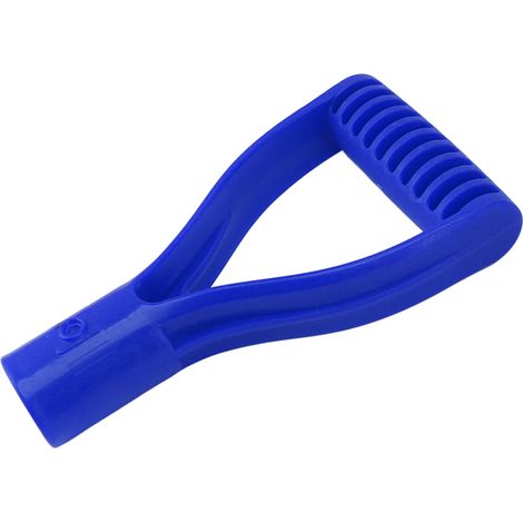 Poignée de bêche en plastique, diamètre intérieur 32 mm, poignée en D, manche de rechange pour pelle à neige, râteau, bleu (1/5)
