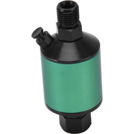 Filtre séparateur eau-huile 1/4" pour compresseur d'air, pompe à air, pièces pneumatiques, pistolet de pulvérisation, couleur verte. (1/5)