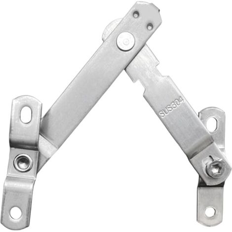 Limitatore per finestre, limitatore di movimento micro-vento per finestre, puntone in acciaio inossidabile, serratura di sicurezza per finestre scolastiche, puntone sospeso per finestre... (1/4)