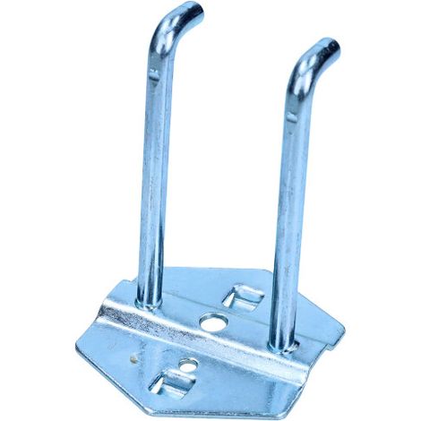 Portautensili doppio ROOKS in metallo per pannello forato Ø6×75 mm (OK-01.3281)