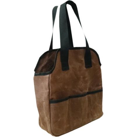 Sac à outils en toile cirée, de rangement pour poches extérieures (1/5)