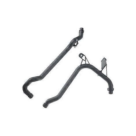 2 tuyaux d'arrivée d'eau de refroidissement pour réchauffeur de moteur - E39 E46 11531705210 11537502525 (1/5)