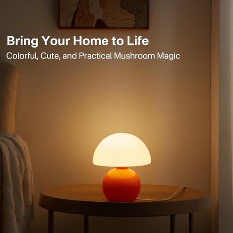 Lampe champignon de table LED à intensité variable céramique (1/4)
