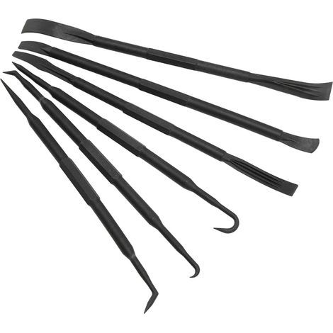 Kit d'Outils de Démontage, 6 Pièces, Leviers en Plastique pour Garniture, avec Crochets de Joint (1/5)