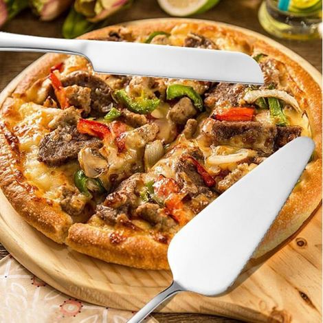 Pelle À Tarte - Spatule À Gâteau - En Acier Inoxydable - Pour Mariage Et Pâtisserie - 2 Pièces (1/5)