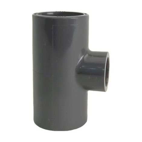 Pièce en T GF 90° réduite PVC-U d 50x20