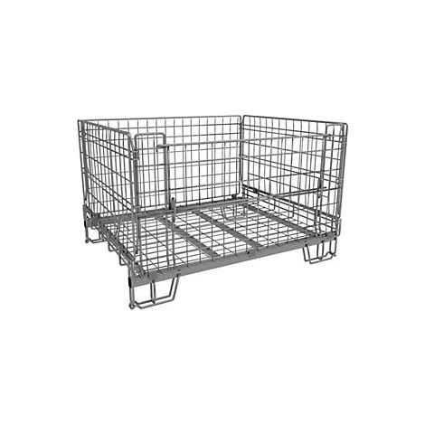 Caja con rejilla plegable  L x A 1200 x 1000 mm  altura de