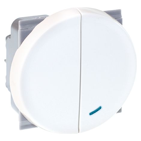Va et vient lumineux avec bouton poussoir – Pour installation électrique – Compatible avec tous types de matériaux – EUR'OHM (1/3)