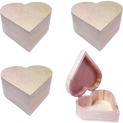 Solid wood jewelry box with secure closure (L) (1/5)
