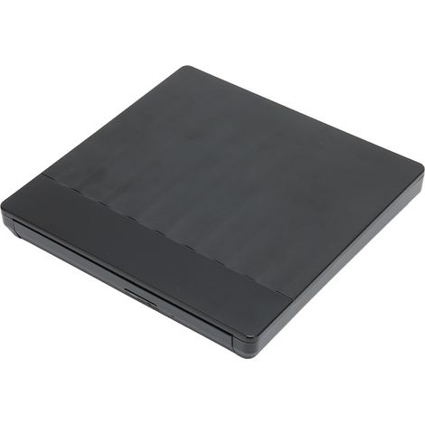 Lecteur DVD Externe USB 3.0 et Type C, Haute Vitesse, Compatible CD Graveur pour Films et Musique, Noir (1/5)