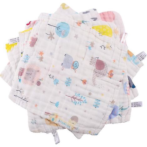 Lot de 5 gants de toilette pour bébé (1/3)