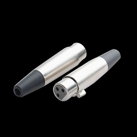 3-pin female XLR connector for speakers, microphones, and mixing consoles 3-pin female XLR connector for universal speakers (DIY) (1/5)