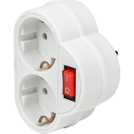 Prise double avec interrupteur - 3500 W (1/5)