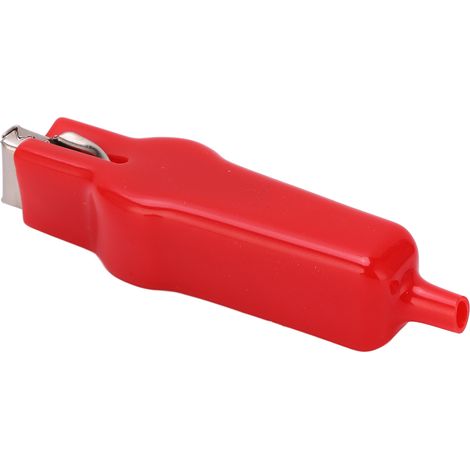 10 Pinces Crocodile 20A Grande Ouverture Morsure Forte Connecteurs de Câble Électrique pour Appareils, Rouge (1/5)