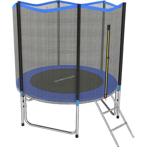 Trampolino 244 cm avec filet de protection et échelle, diamètre 244 cm