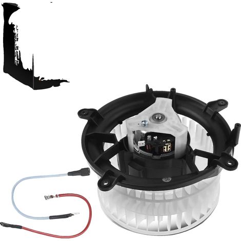 Motor del ventilador, diámetro 175 mm, tensión 12 V, potencia 468 W, 2 contactos de conexión, giro en sentido horario. (1/5)