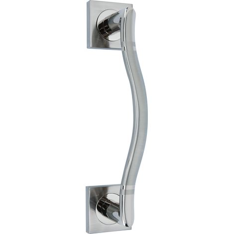 Manillón zamak níquel combinado roseta cuadrada puertas interior (1/2)