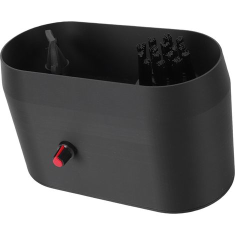 Boîte de nettoyage de porte-filtre à café, outil de brosse à poils durs anti-déversement pour la maison (1/5)