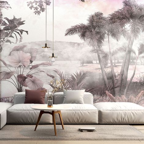 Papier peint panoramique - Forêt tropicale - 130 cm x 87 cm (1/4)