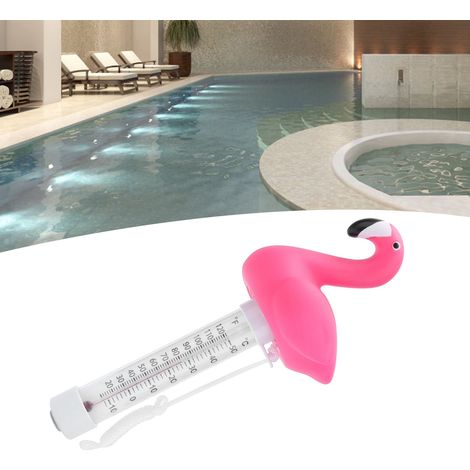 Wasserthermometer, schwimmendes Tierthermometer aus Kunststoff, hochpräzises Thermometer für Schwimmbad und Spa (1/5)