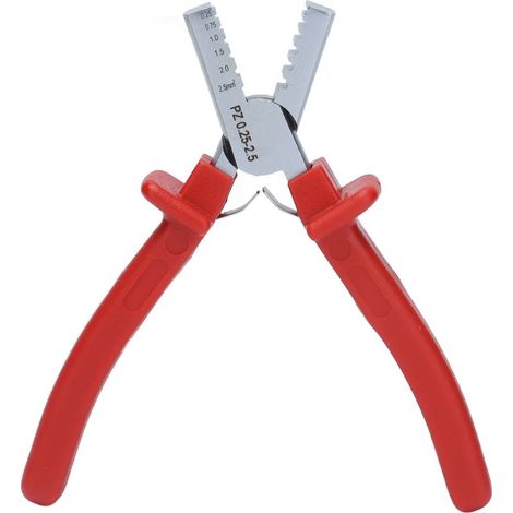 Crimpatura strumento portatile per ditali aghi PZ0.25-2.5, pinza tubo per l'uso in casa e fuori. (1/5)
