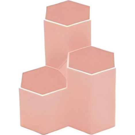 Stiftehalter Sechseckiger Organizer Büroaccessoires Schreibtischablage Multifunktional Minimalistisches Design Ideal zur Aufbewahrung von Stiften (1/5)