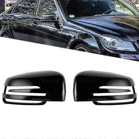 Coques de rétroviseur noir pour Mercedes W204 X204, garniture de rétroviseur côté droit - Blanc (1/4)