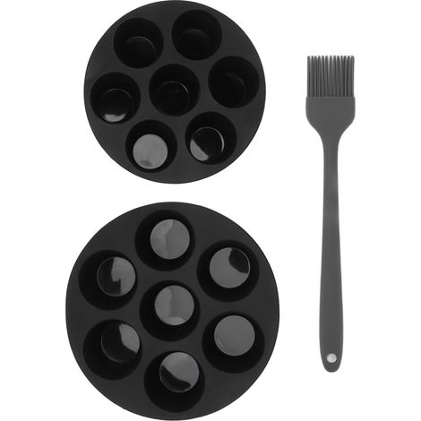 Moule à muffins en silicone 7 cavités 7 inche 8 inche moule à gâteau silicone pour friteuse à air chaud ustensiles de cuisine (1/5)