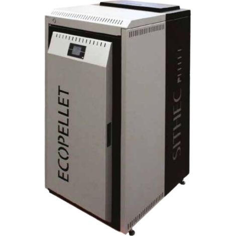 Caldaia a pellet Ecopellet 30 da 28,3 Kw  Caldaia con opzione Wi-Fi e produzione di acqua sanitaria