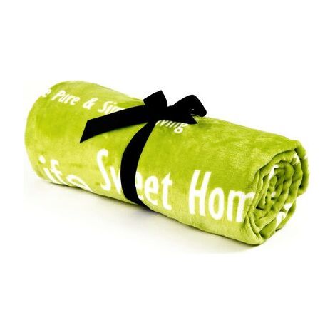Couverture douillette Couvre-lit 170x130cm Couverture en flanelle pour enfants kiwi (1/5)
