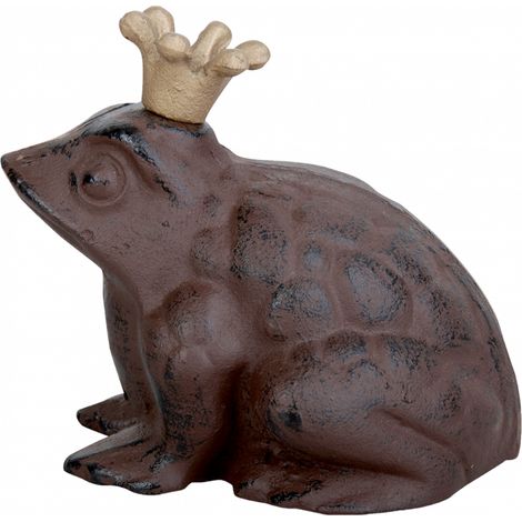 Crapaud royal en fonte - L 20,5 x l 17,5 x H 19,7 cm - Livraison gratuite