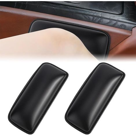 Lot de 2 genouillères pour sièges de voiture, coussins de jambes de voiture, console centrale, accoudoirs, coussins d'accoudoir universels, pour la plupart des véhicules (1/5)