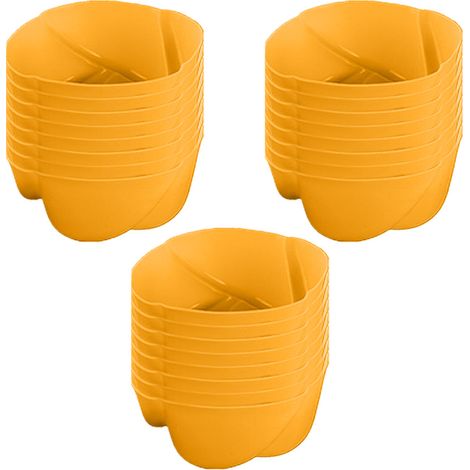 Moule À Gâteau En Silicone - Résistant À La Chaleur Jusqu'à 230 °C - Pour Mousse, Cake, Cupcake, Bento Individuel - Lot De 24 Pièces (1/5)