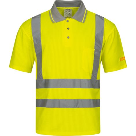 DIEGO UV-Warnschutz-Polo-Shirt Gelb Größe 0-S(46/48) (1/2)