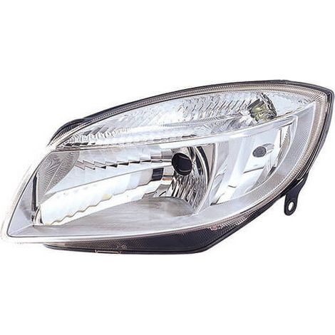 Phare avant gauche H4 Skoda Fabia 2 phase 1 2007-2010