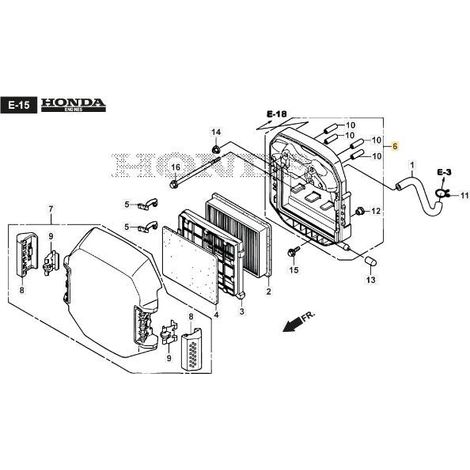 BASE FILTRO ARIA ORIGINALE STIGA - 118552033/0