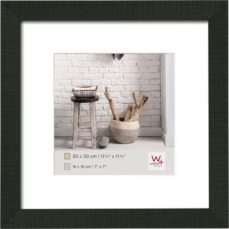 Cadre Photo Noir 30 x 30 cm Home Cadre en Bois (1/5)