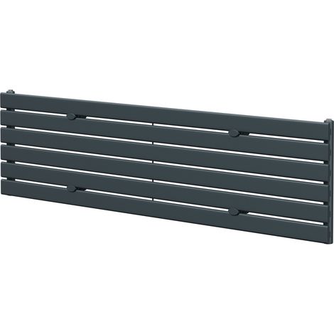 Hudson Anthracite 452mm x 1800mm Horizontal Single Panel Radiator (1/5)