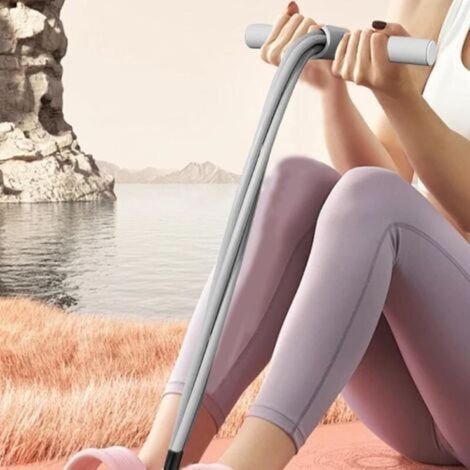 Corda elastica per allenamento, dispositivo di estensione delle gambe – Corda elastica per allenamento – Cintura elastica – Attrezzatura fitness – Anello di stretching – Corda per allenamento, gr (1/5)