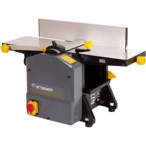 Steiner – Raboteuse-dégauchisseuse 1250W – Largeur de dégauchissage max. 204 mm – Épaisseur de rabotage 6 à 120 mm – Construction compacte 23 kg (1/5)